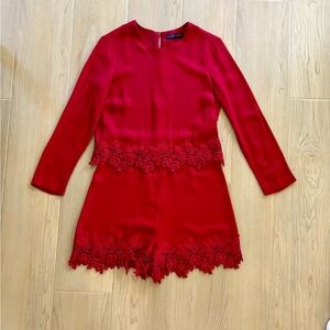 Red Zara Romper